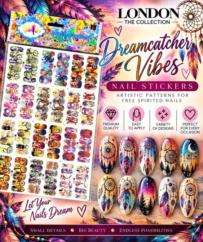 Dreamcatcher Vibes - Nail Stickers