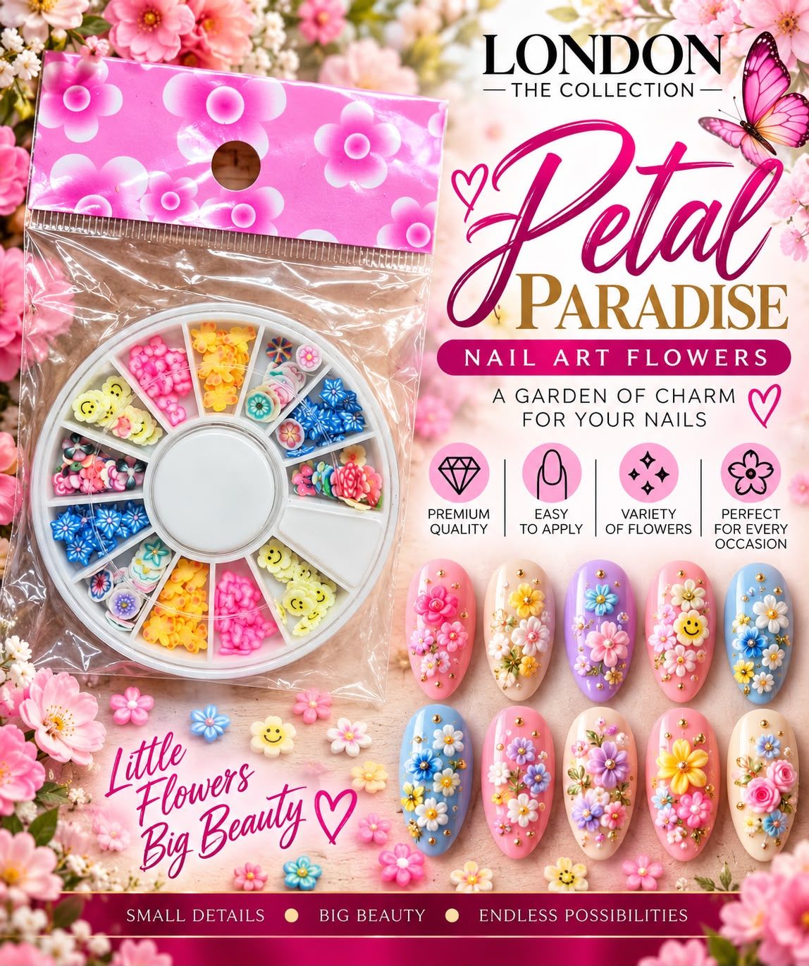 Petal Paradise - Nail Art Flowers
