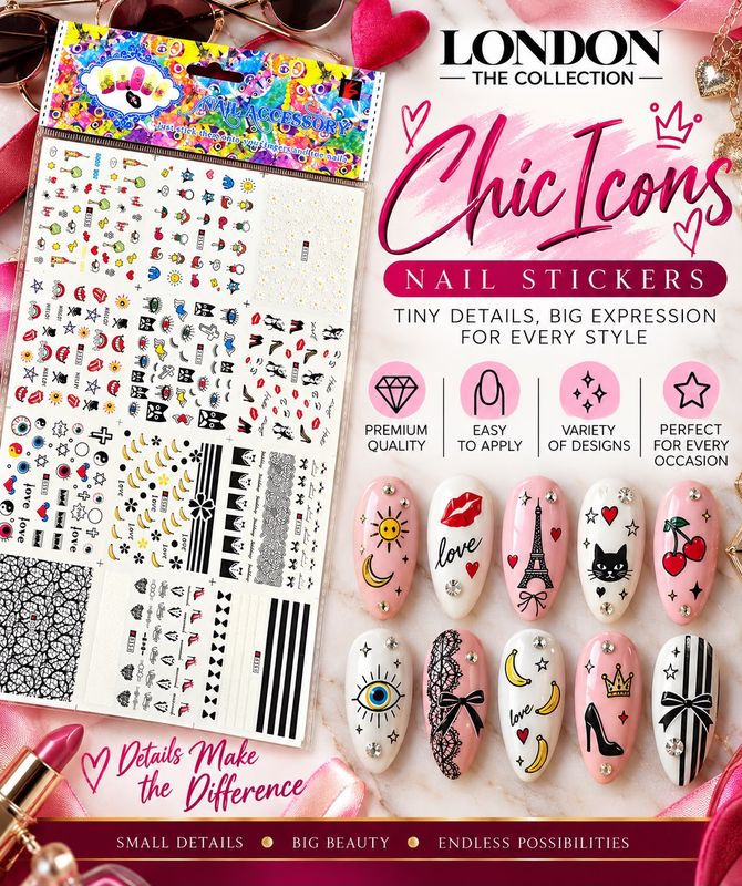 Chic Icons - Nail Stickers