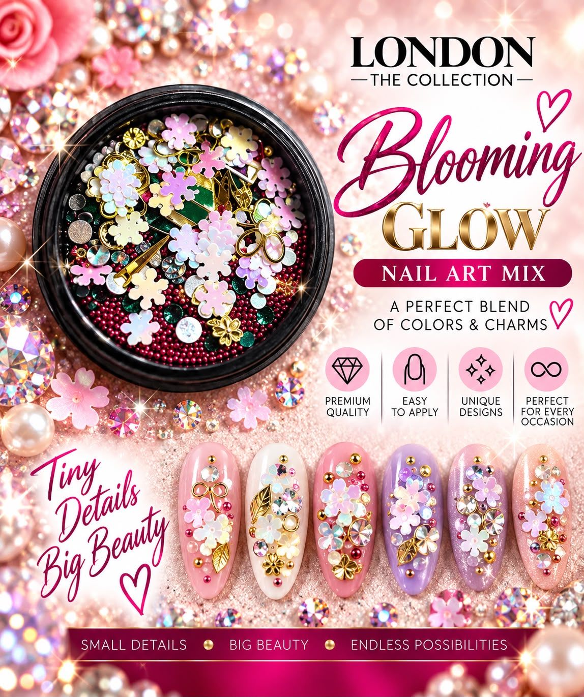 Blooming Glow - Nail Art Mix