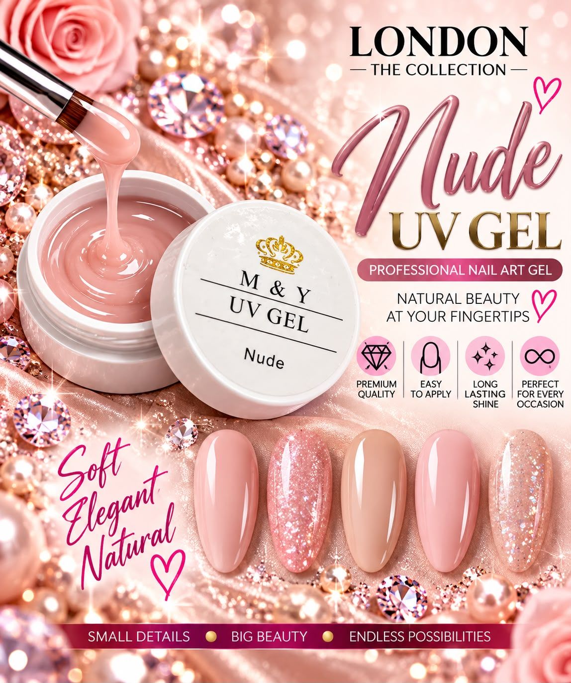 M &amp; Y UV Gel - Nude