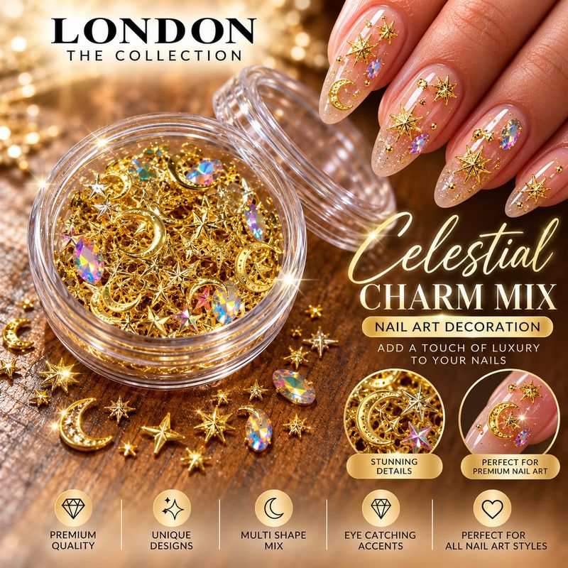 Celestial Charm Mix -  Nail Art Decoration