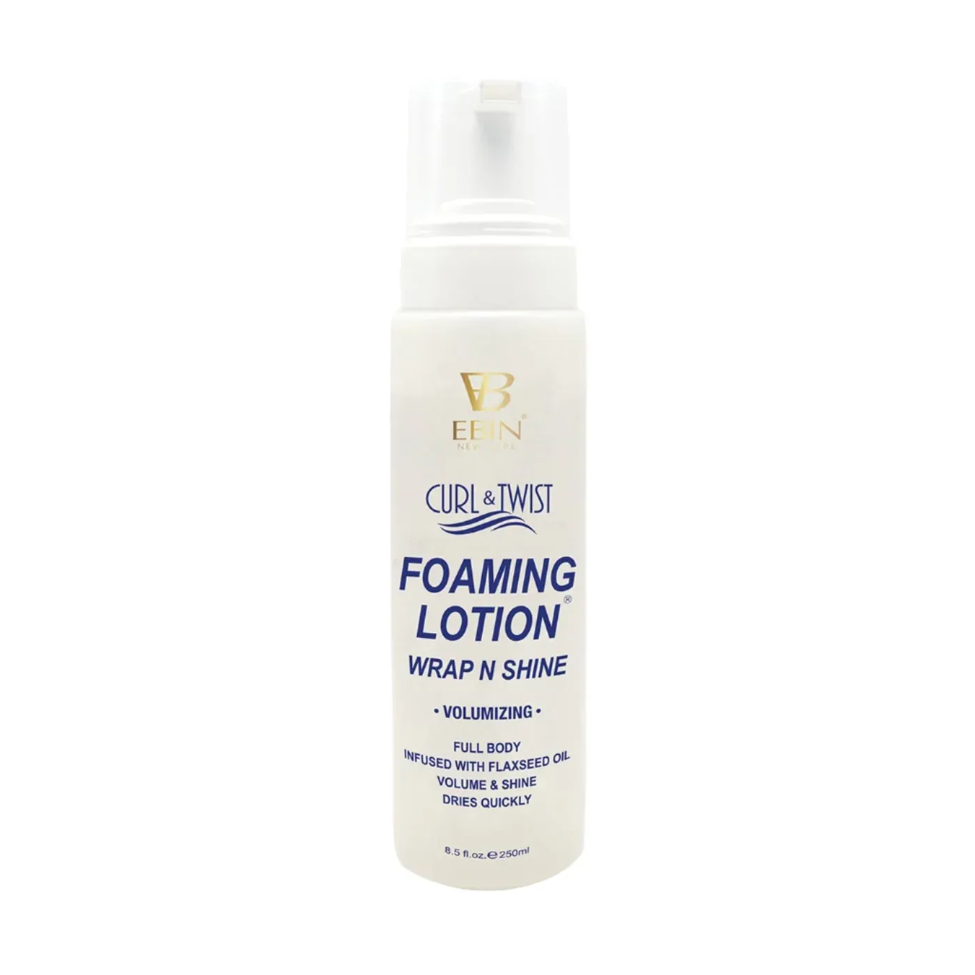 EBIN Curl &amp; Twist Foaming Lotion - Volumizing 8.5oz