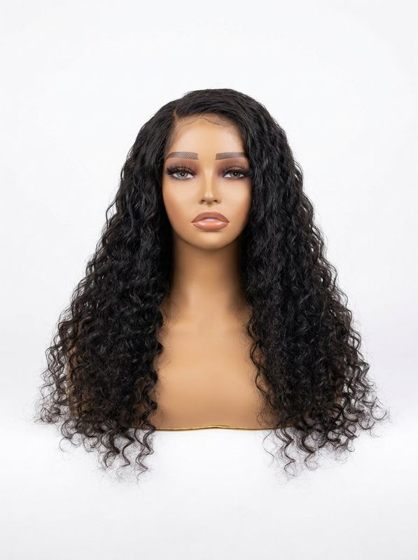 6x9 Closure Wig - Deep Wave 24"