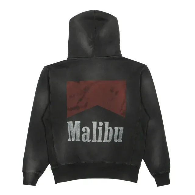 Good Quality Human Malibu Hoodie Vintage Black