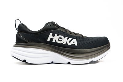 Hoka Bondi 8 Black White