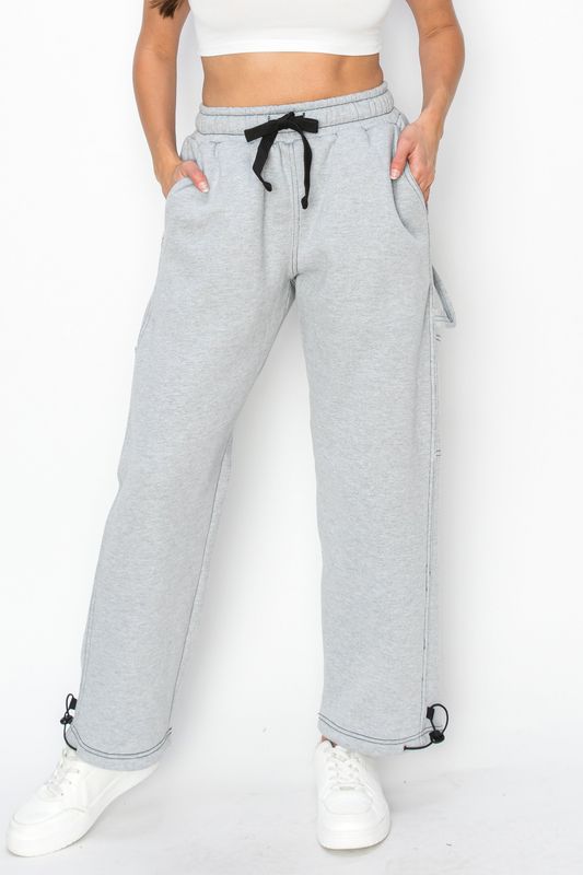 Neo Blue Baggy Carpenter Sweatpants