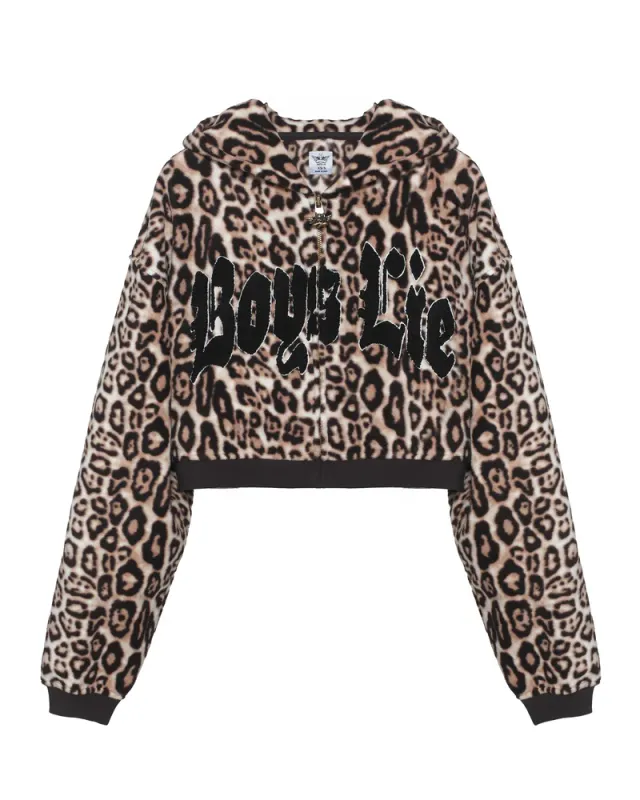 Boys Lie No One Likes A Cheetah Alex Zip Up