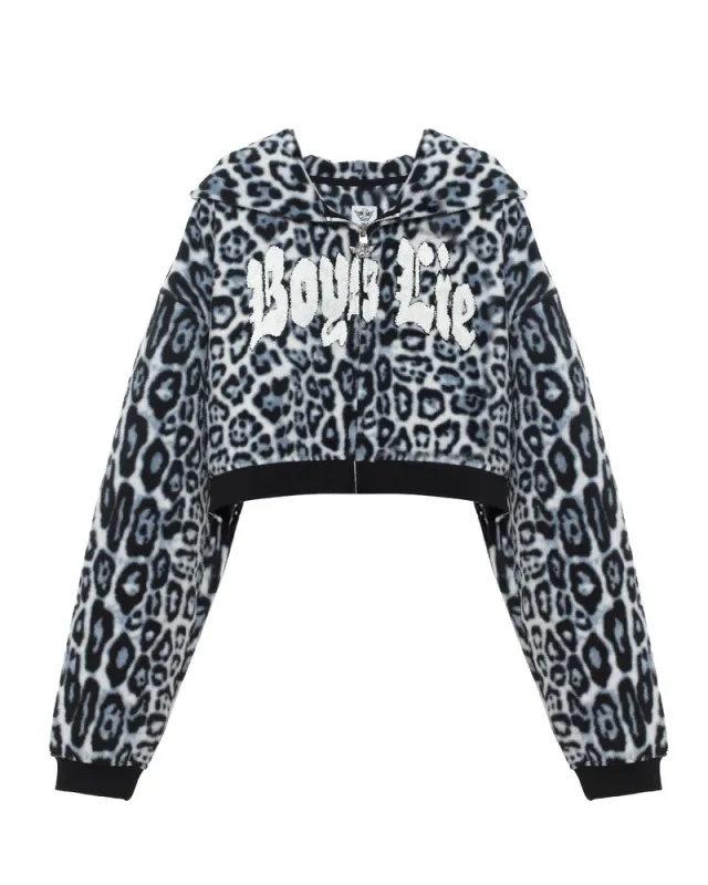 Boys Lie Once A Cheetah Alex Zip Up