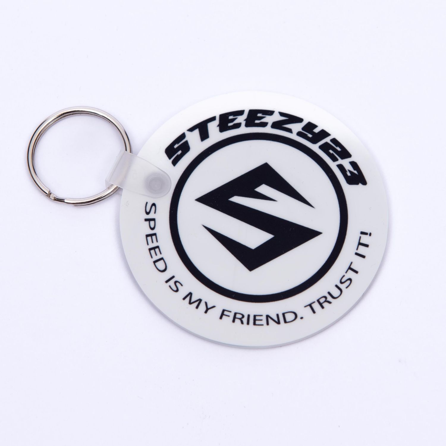 Key Chain &#39;Skull&#39; White