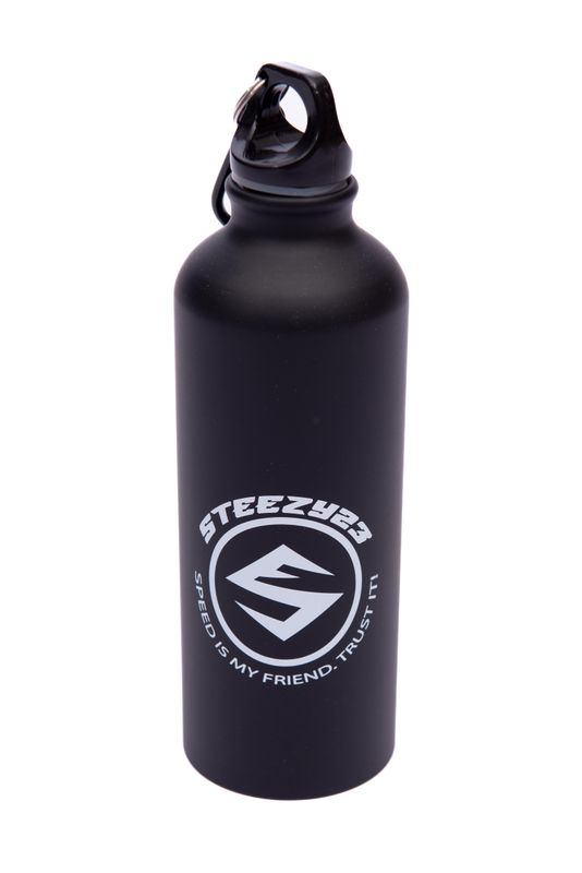 Water Bottle &#39;Full Circle&#39; Black