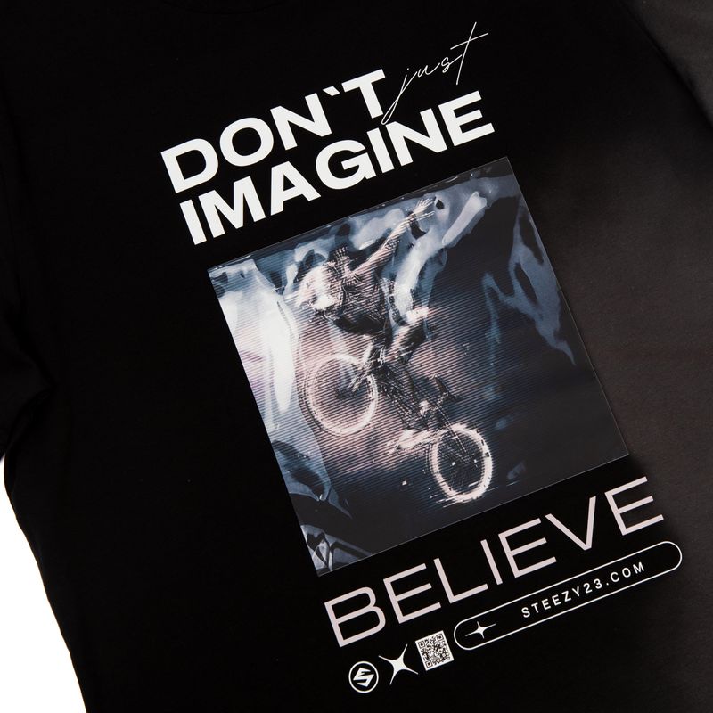 T-Shirt 'Believe' Black