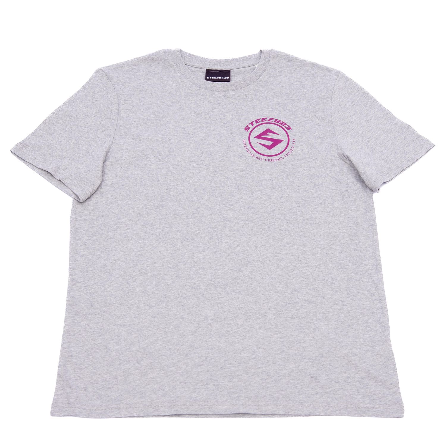 T-Shirt &#39;Full Circle&#39; Grey Pink