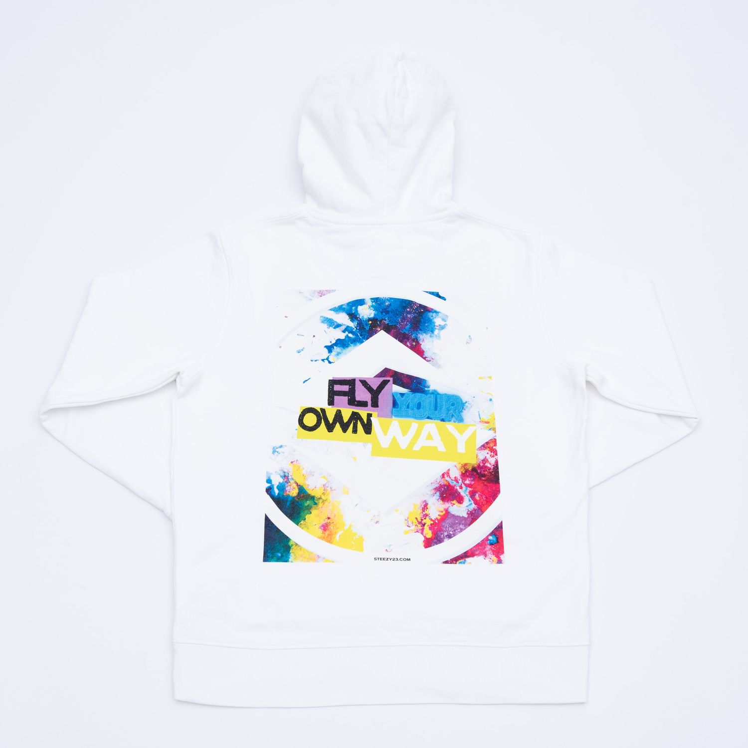 Hoodie 'Fly your own Way' White