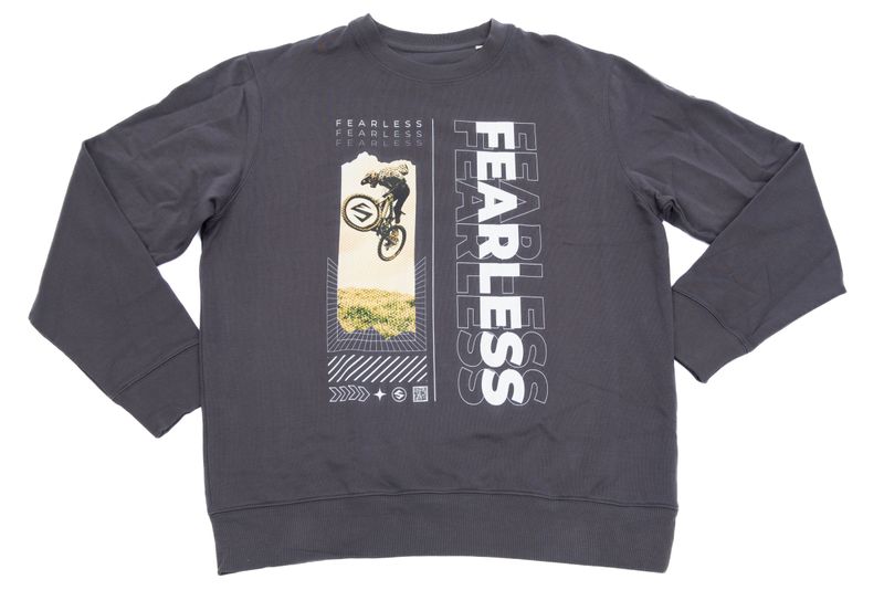Sweater 'Fearless' Grey