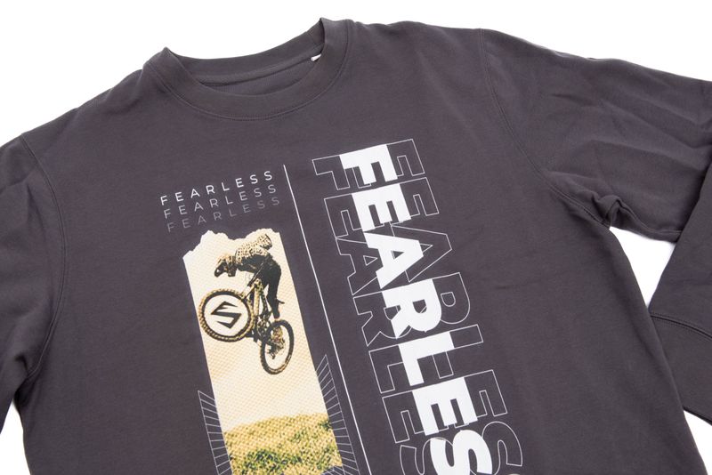 Sweater 'Fearless' Grey