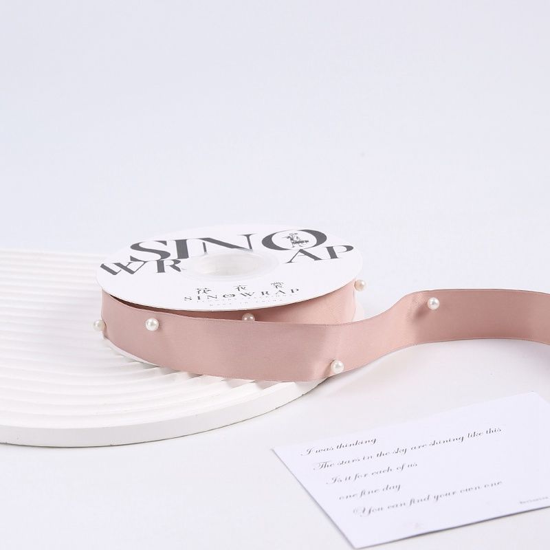 Ribbon with Pearls 162 Peony