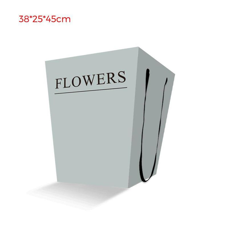 Flower bag with lid Green