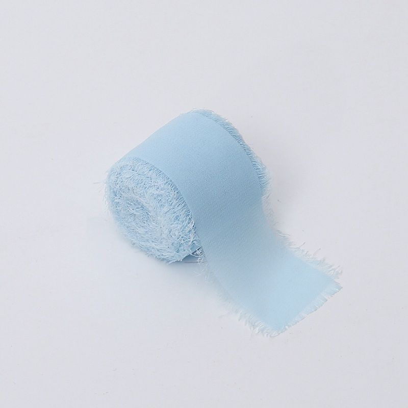 Lt Blue Chiffon Ribbon 7040