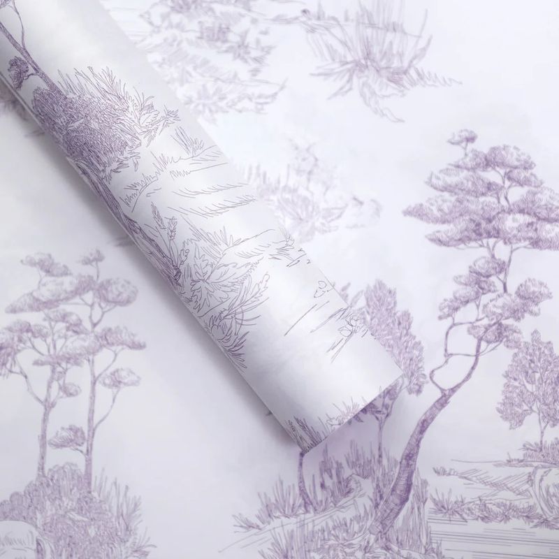 Lilac Patterned Foil