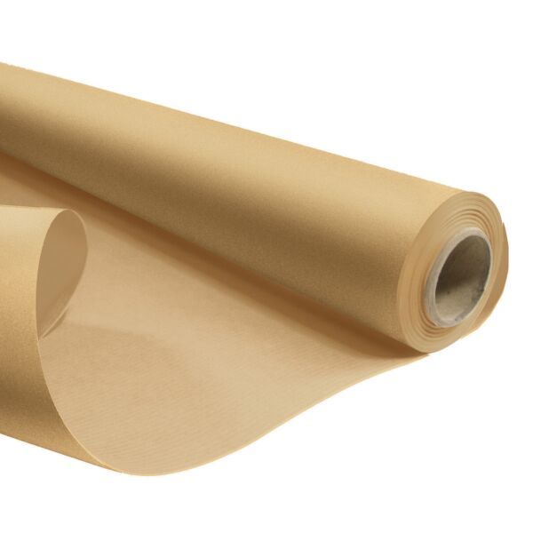 Water resistant natural kraft roll Noir