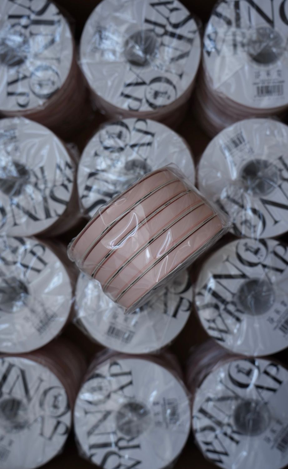 Thin Ribbons 169 Lt Pink X5