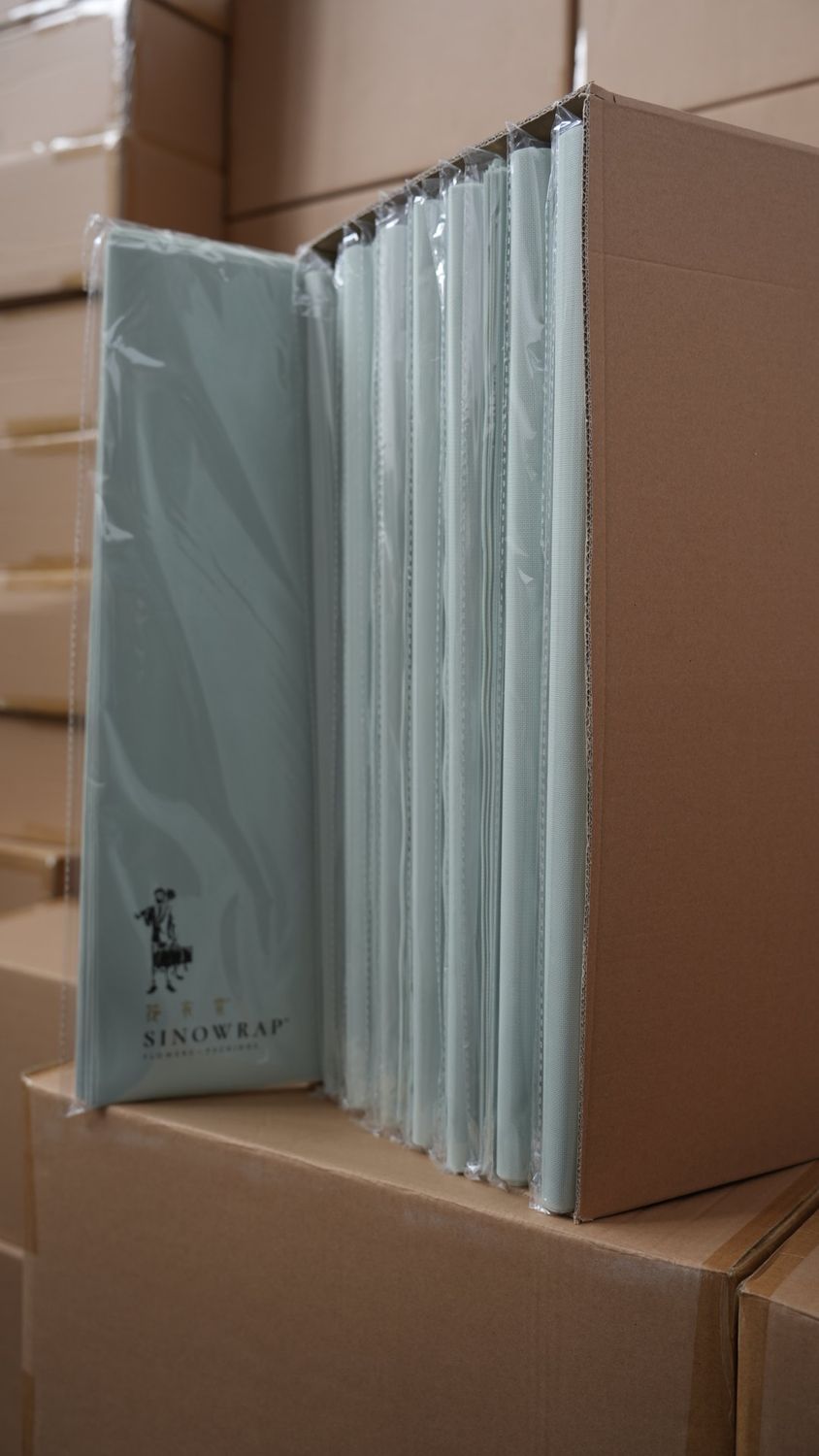 Waterproof Floristry Packaging 085 Pastel Green 30X