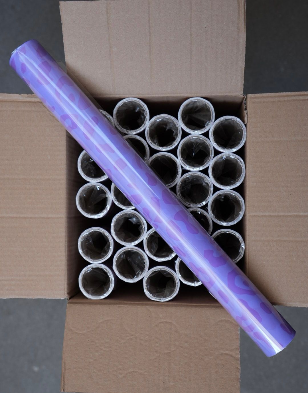 Matte film with pattern LAMPART Lilac x 25