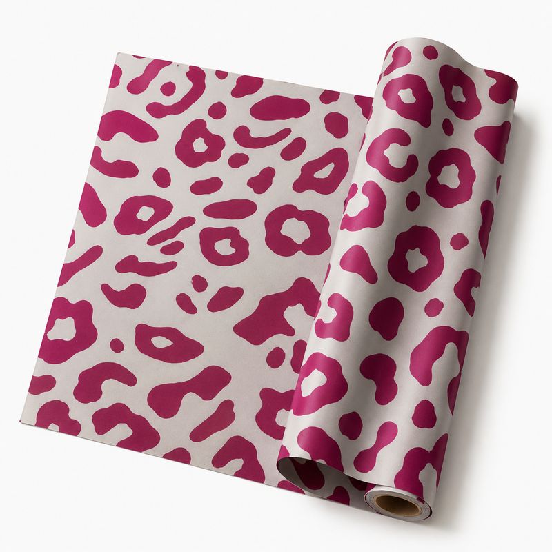 Matte Folie mit LAMPART Fuchsia-Muster