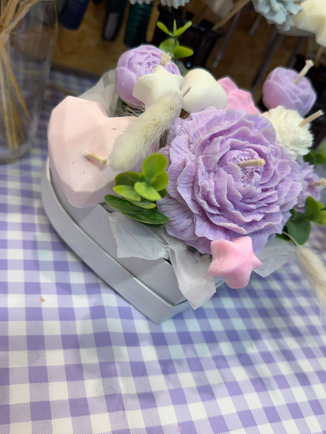 Mały bukiet woskowy