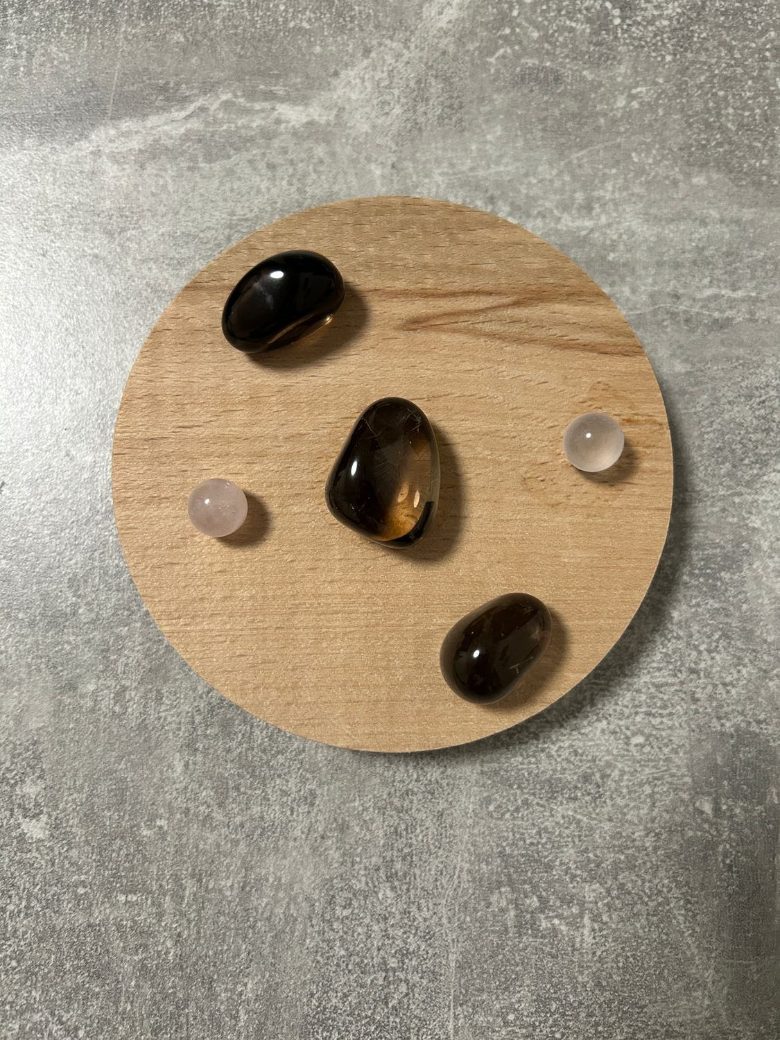 Pietra Burattata in Quarzo Fumè