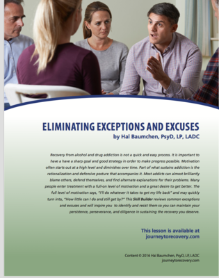 Eliminating Exceptions and Excuses