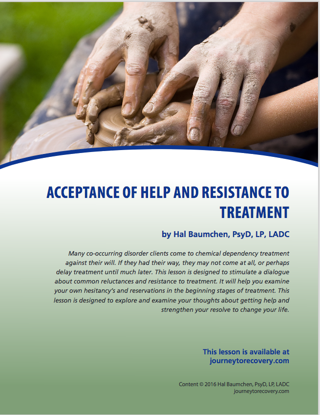 Acceptance of Help and Resistance to Treatment