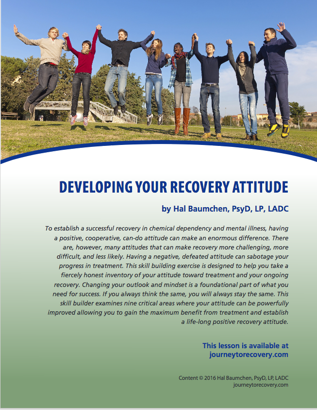 Developing Your Recovery Attitude