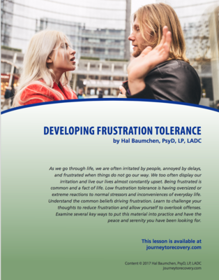 Developing Frustration Tolerance