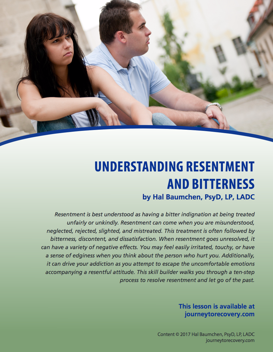 Understanding Resentment and Bitterness