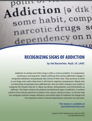 Recognizing Signs of Addiction