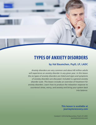 Types of Anxiety Disorders