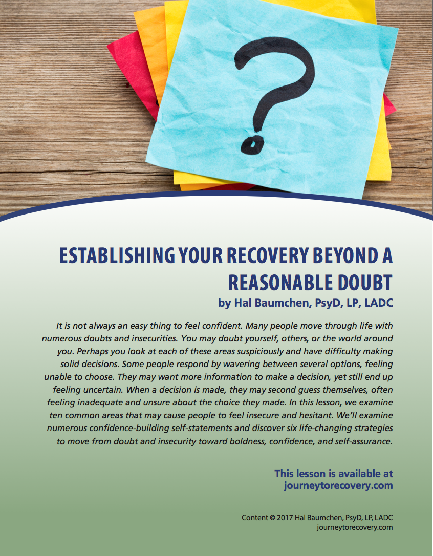 Establishing Your Recovery Beyond a Reasonable Doubt