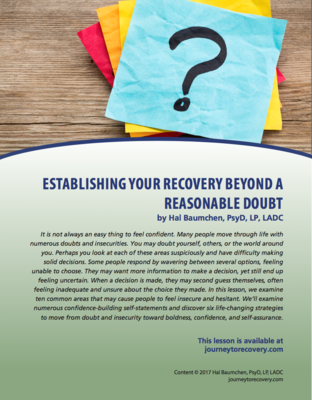 Establishing Your Recovery Beyond a Reasonable Doubt