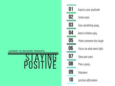 Staying Positive Graphic