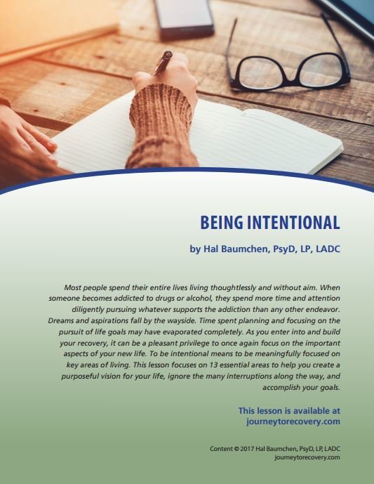 Being Intentional