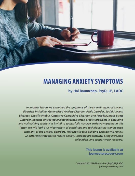 Managing Anxiety Symptoms