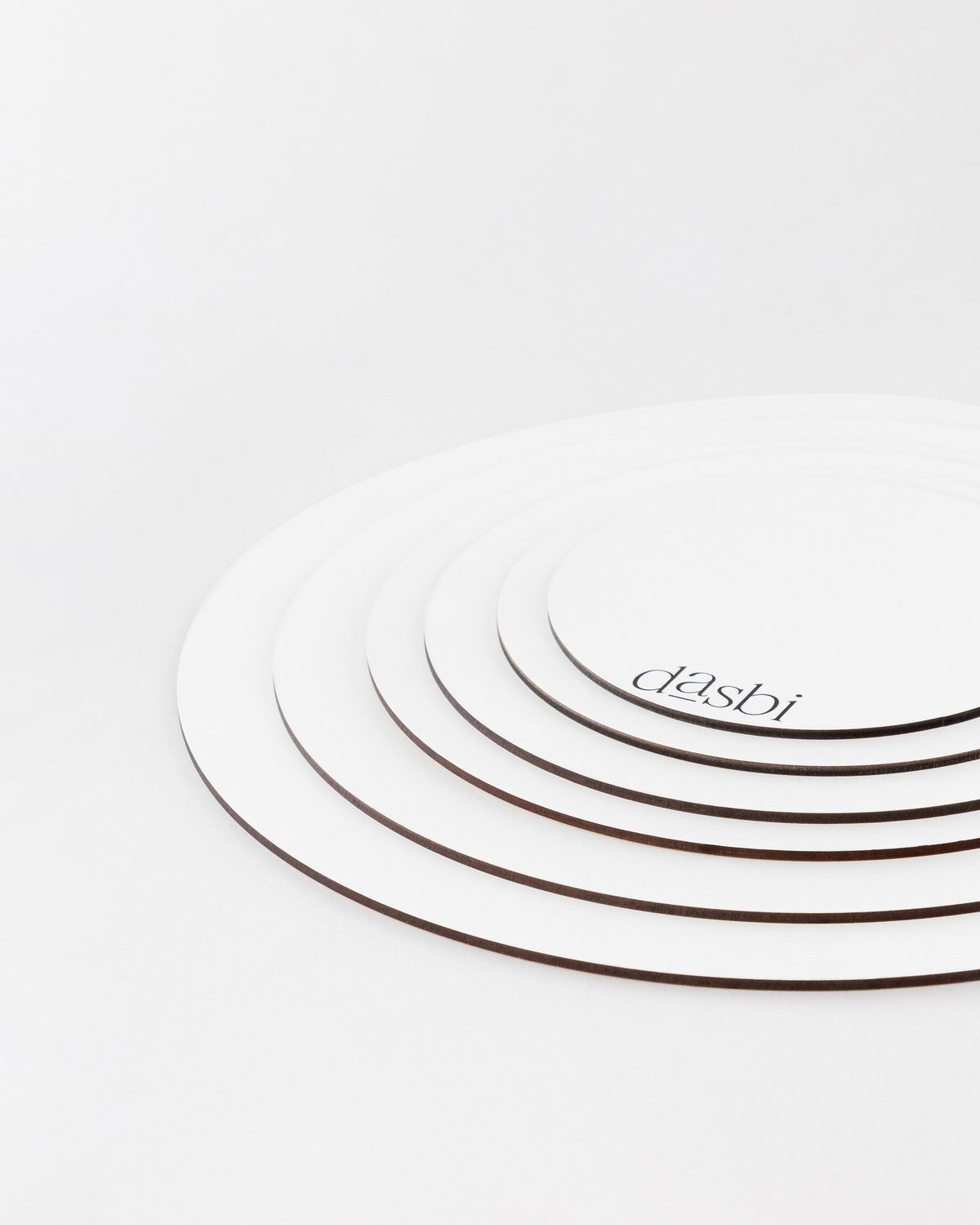 Round cake board 3mm - set of 5 Round cake board 3mm - set of 5