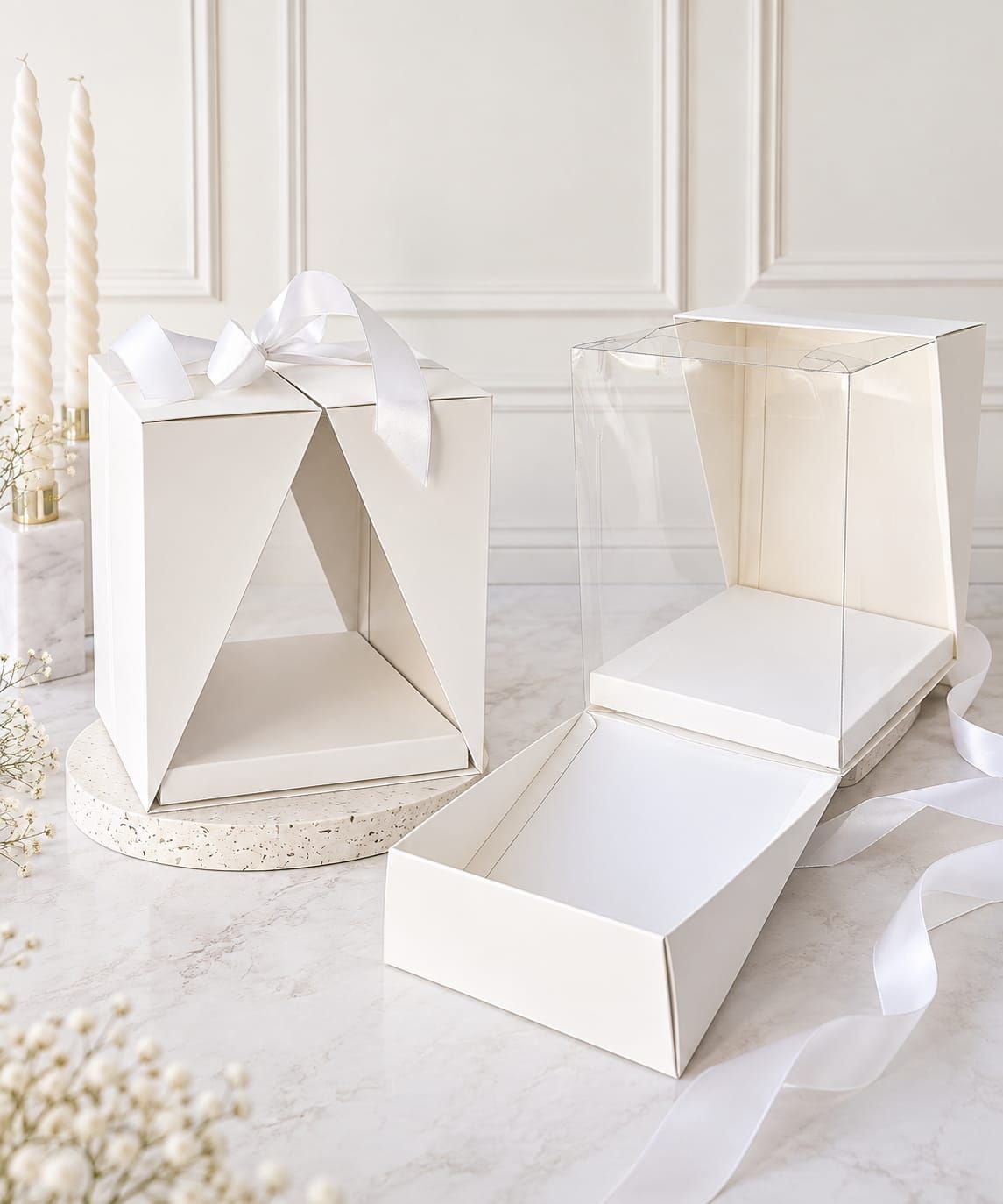 Folding Cake Box - Set of 5