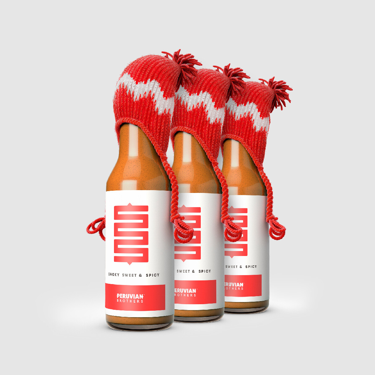Smoky, Sweet &amp; Spicy Hot Sauce - 10 Bottles