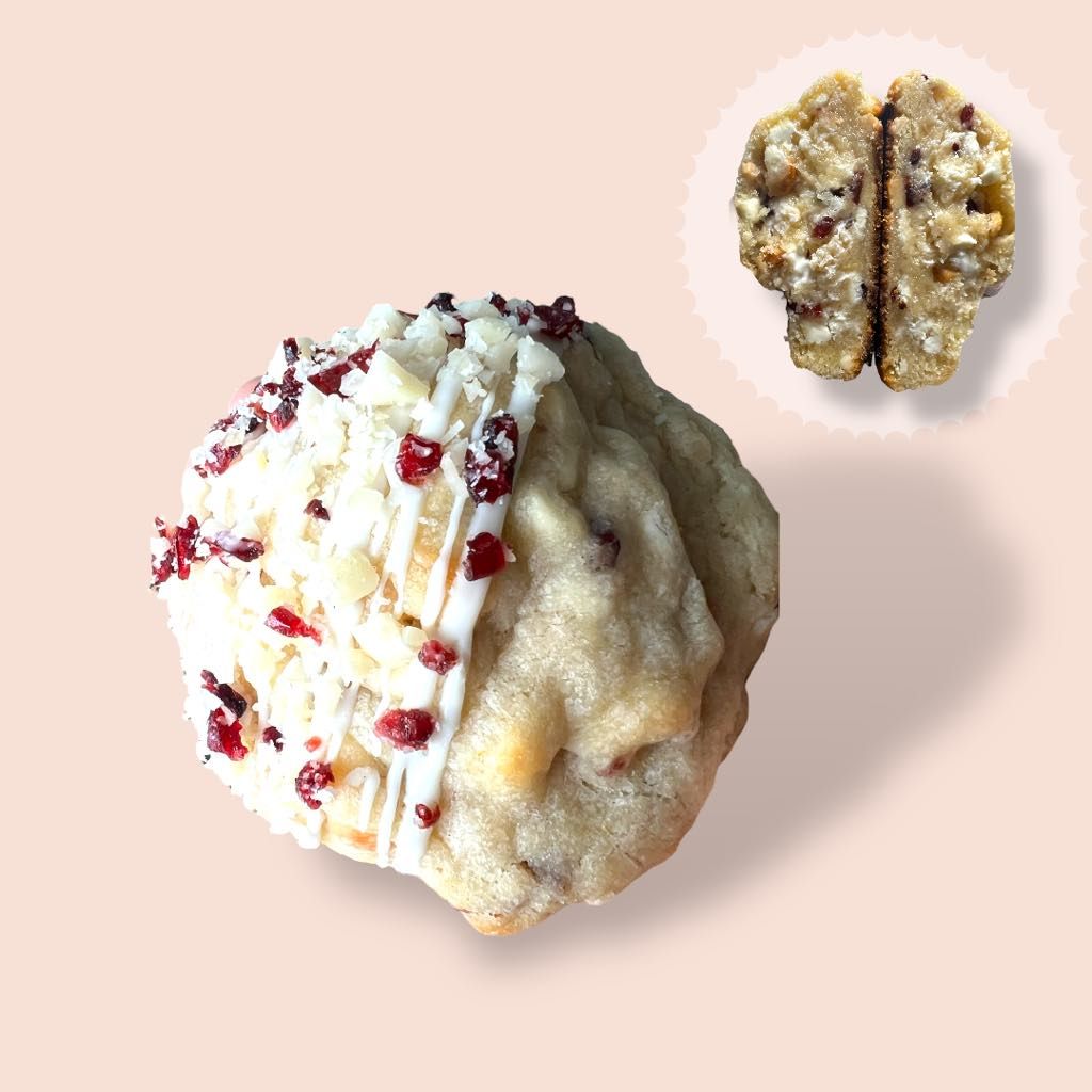 White chocolate cranberry macadamia