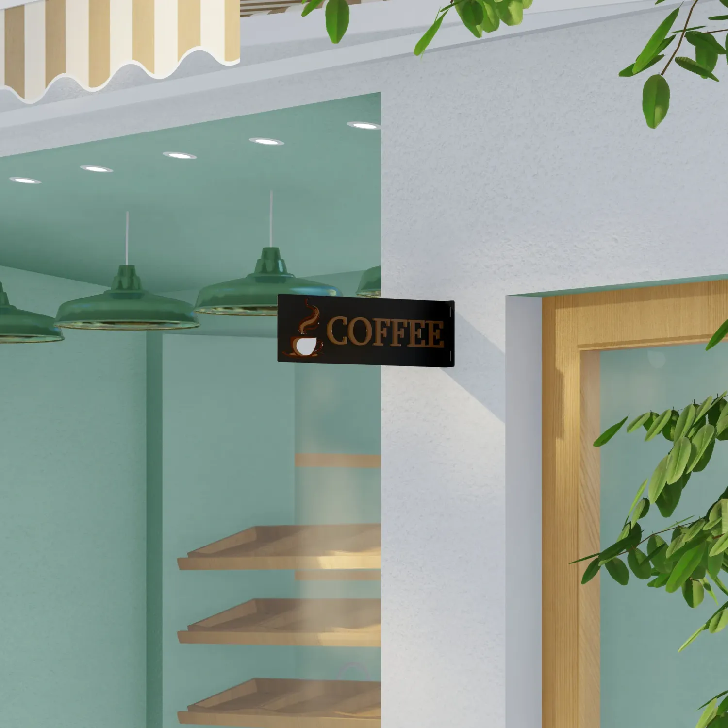 Wayfinding blade signs - Rectangle