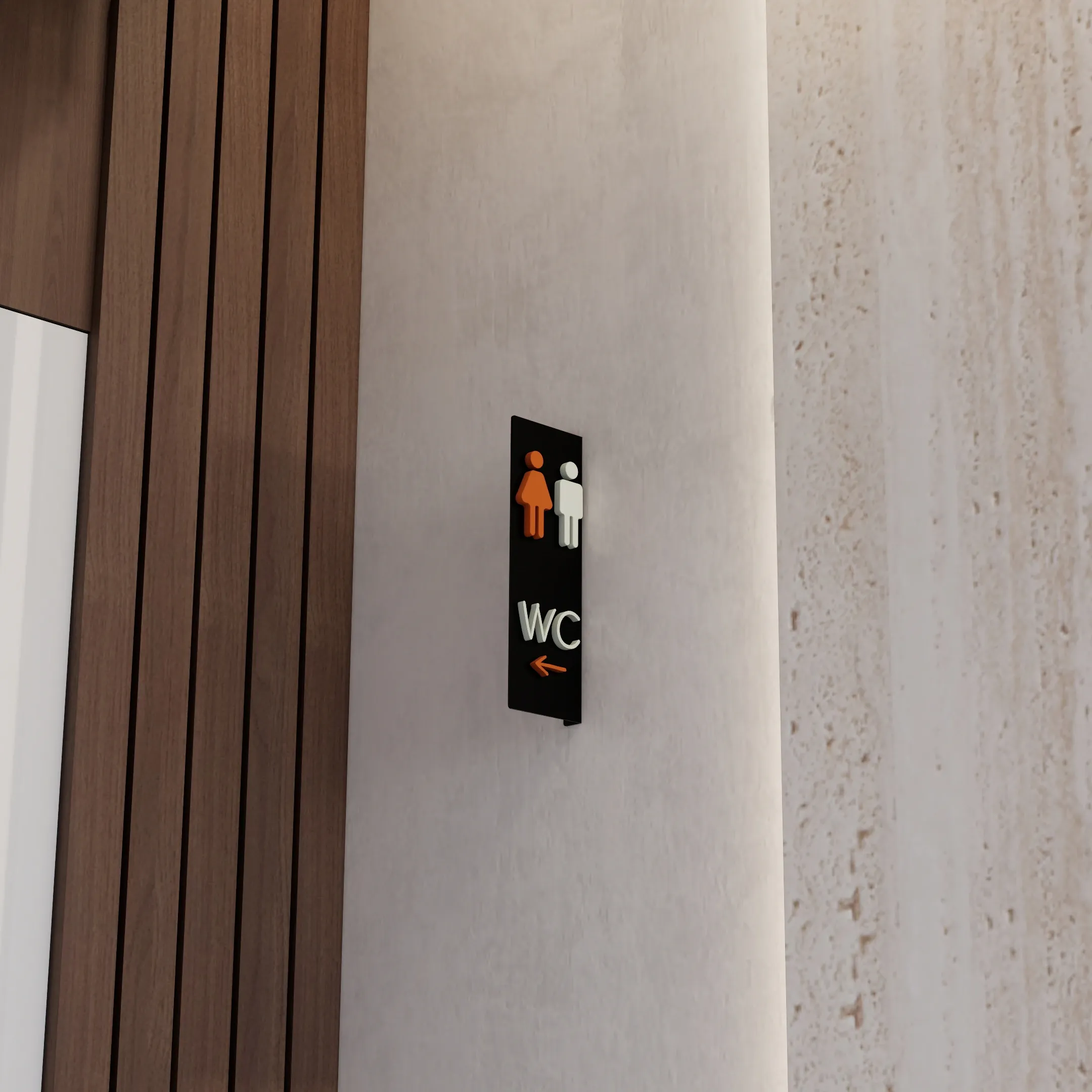 Wayfinding blade signs - Rectangle