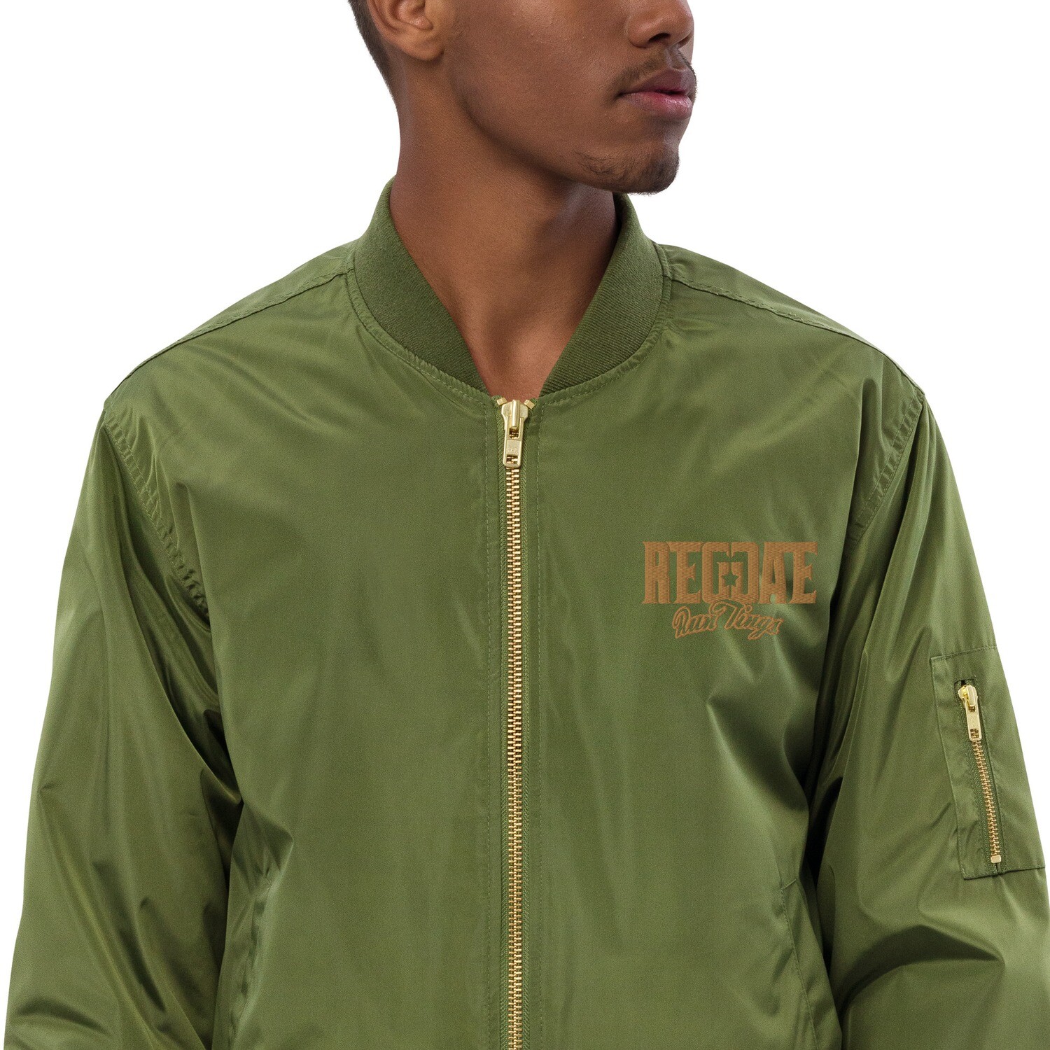 RRT Brand recycled bomber jacket
